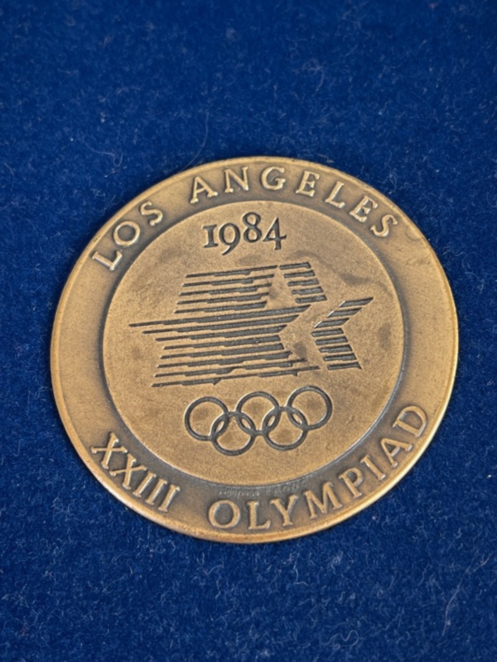 1984 Los Angeles Olympics Volunteer memento.